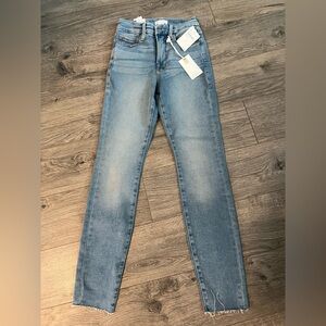 Good American “Good Legs” Blue Jeans